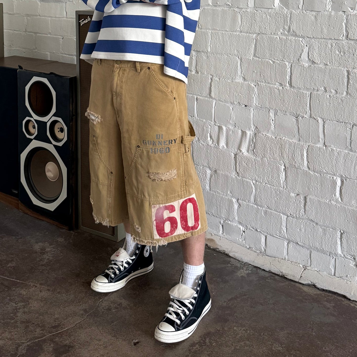 KHAKI GUNNERY DK SHORTS