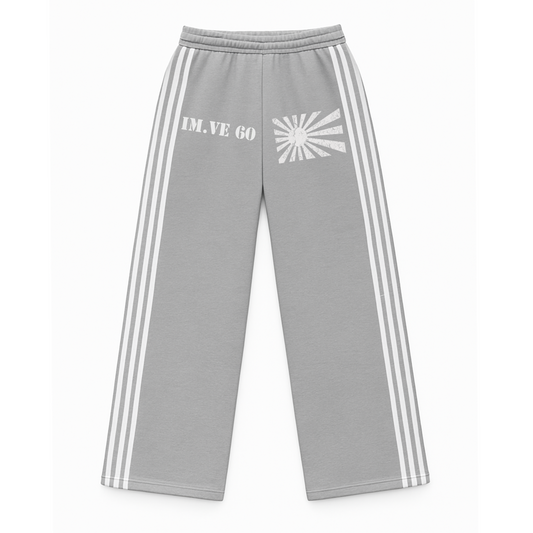 GREY RISING SUN SWEATPANTS