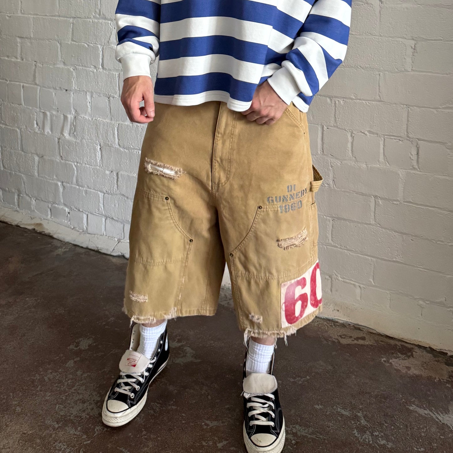 KHAKI GUNNERY DK SHORTS