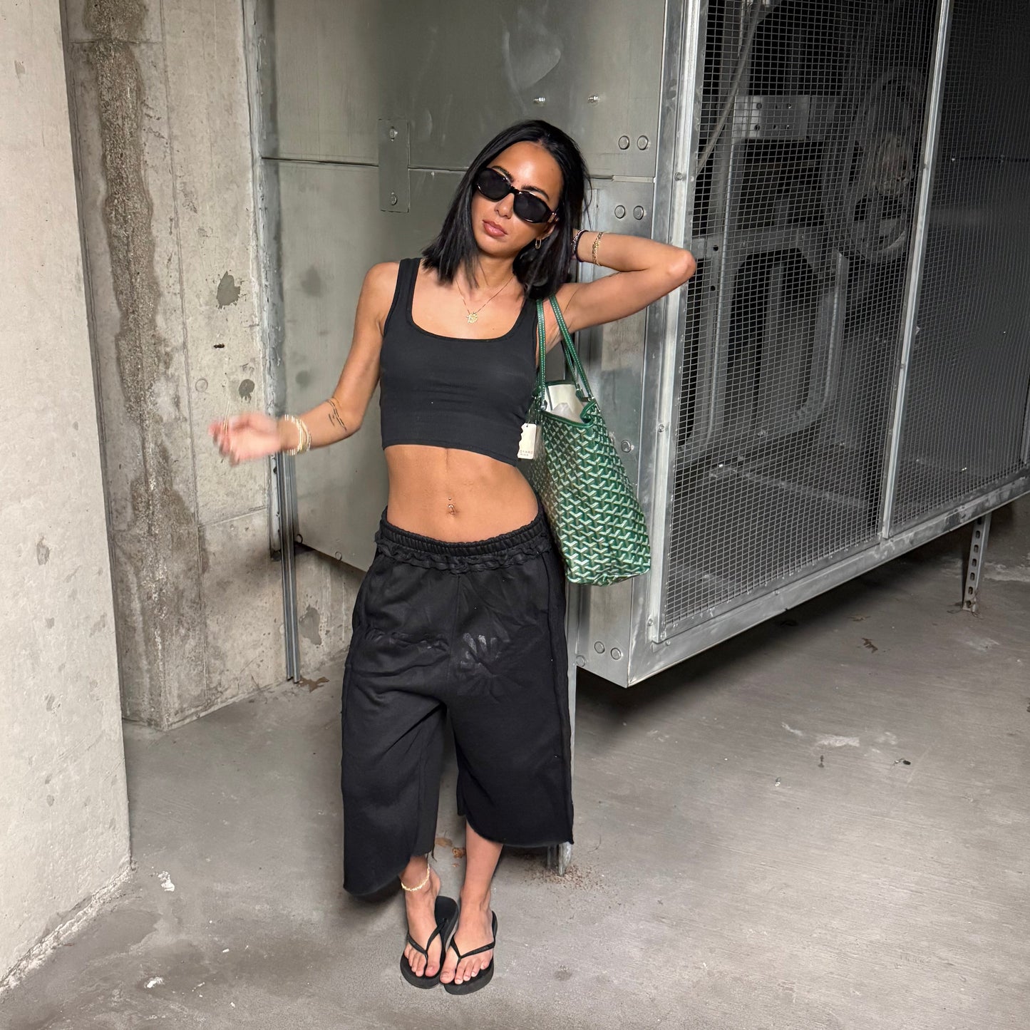 BLACK RISING SUN SHORTS