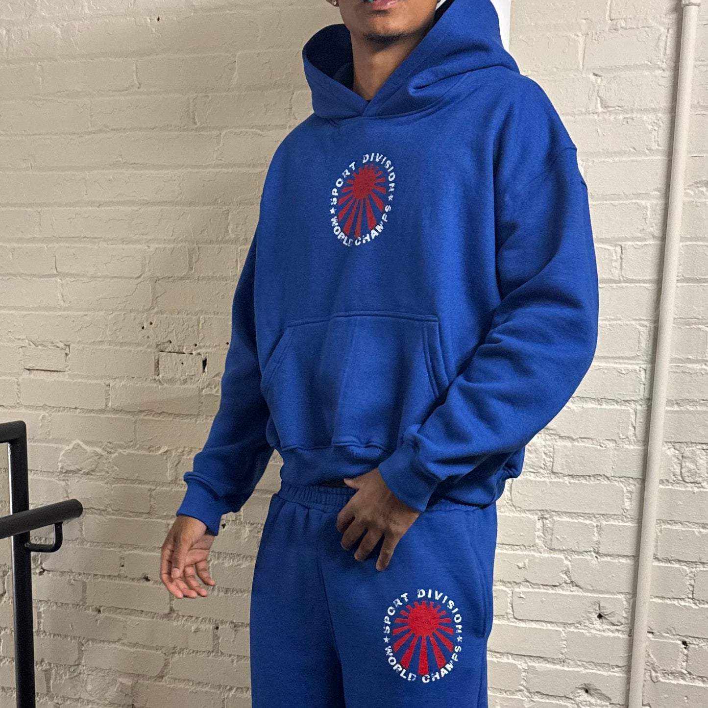 BLUE SPORT DIVISION HOODIE