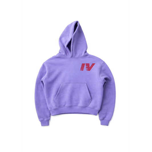 PURPLE SPORT HOODIE