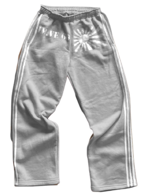 Grey “Rising Sun” Sweats