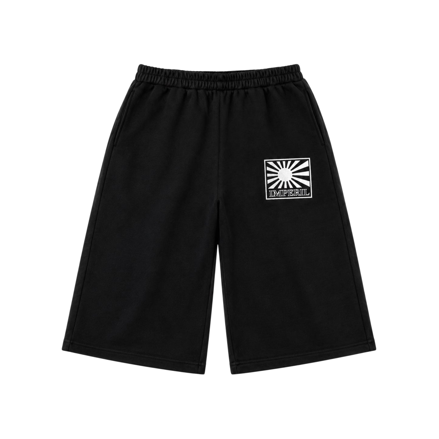 BLACK BASIC SHORTS