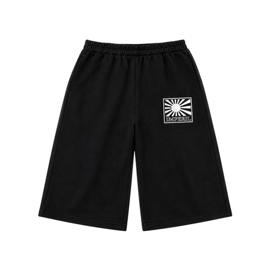 BLACK BASIC SHORTS