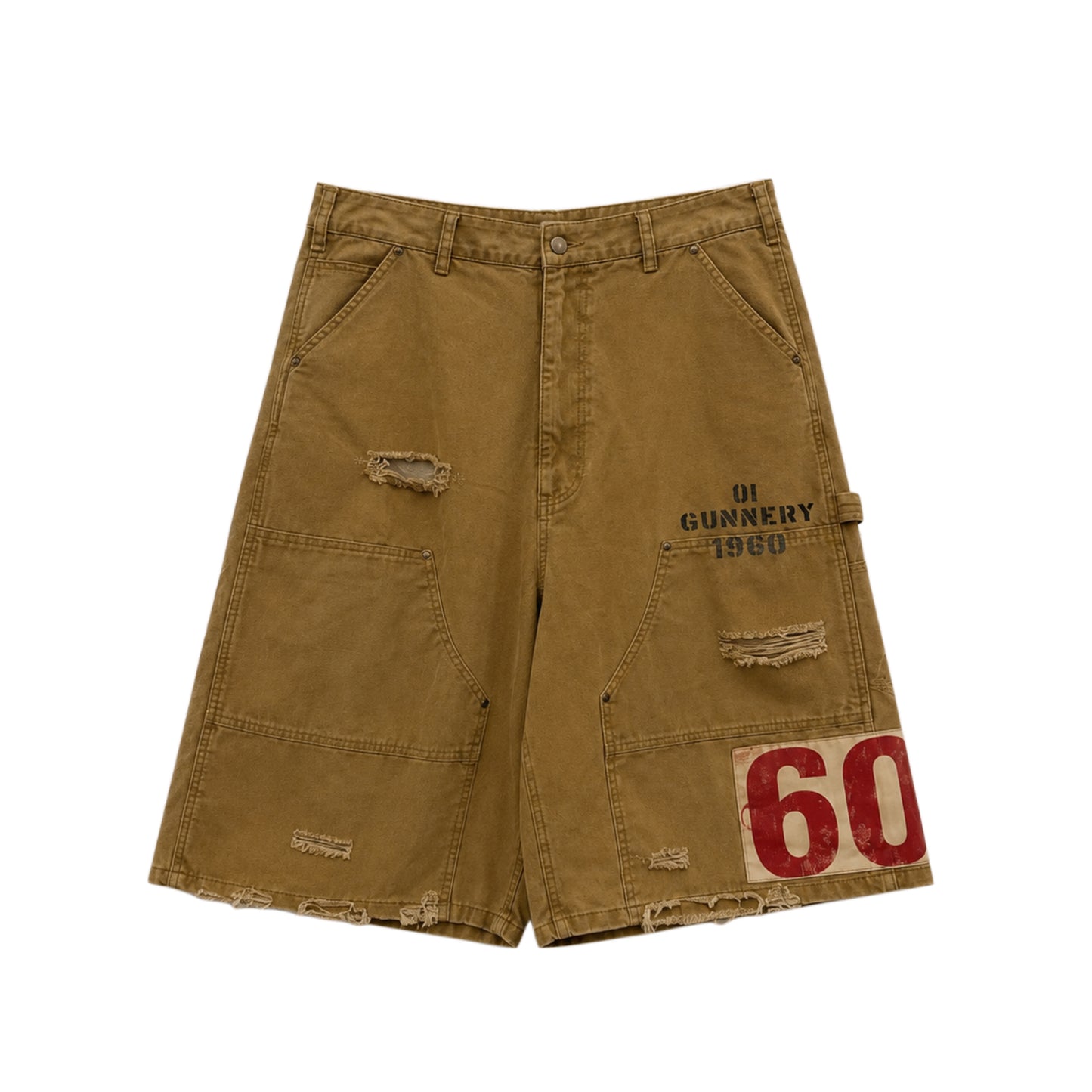 KHAKI GUNNERY DK SHORTS