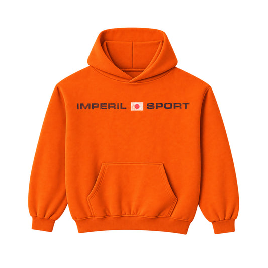 ORANGE SPORT HOODIE