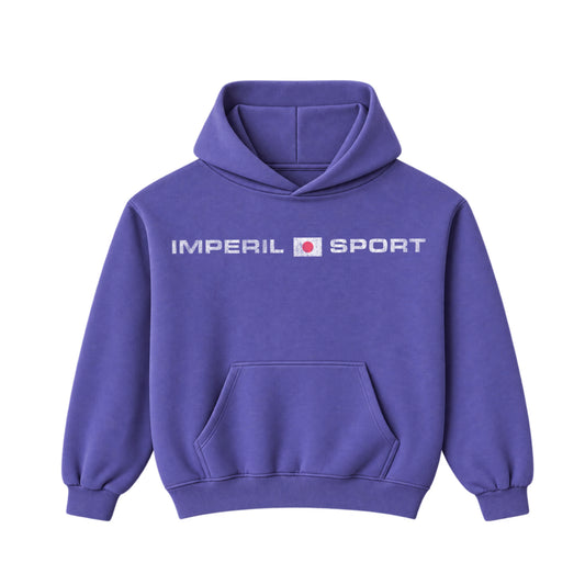 PURPLE SPORT HOODIE
