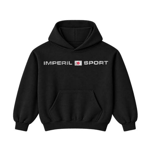 BLACK SPORT HOODIE