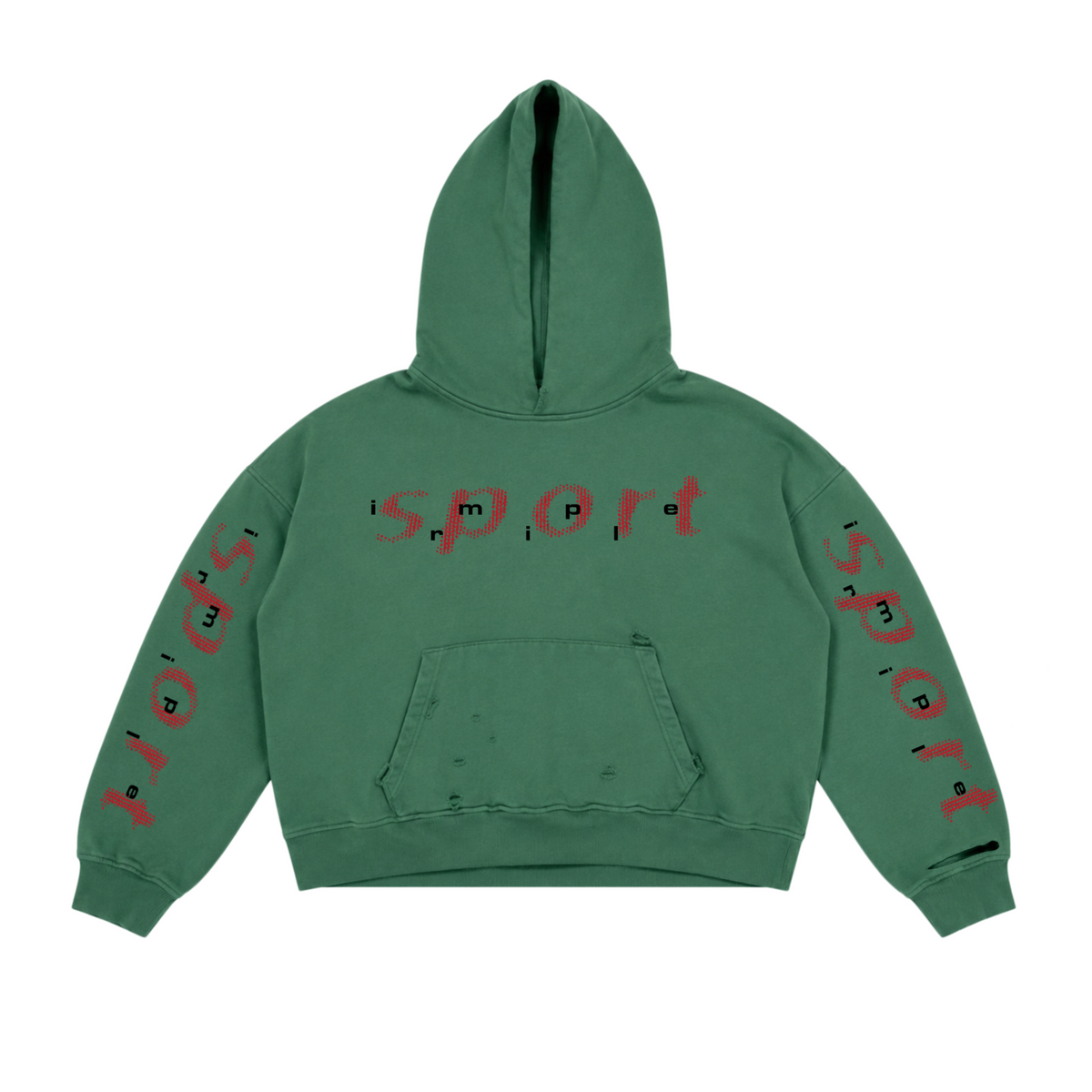 GREEN SPORTIER HOODIE